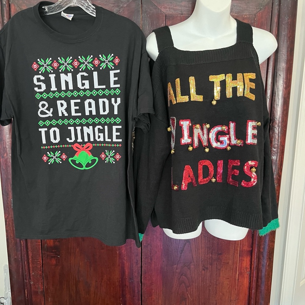 Ugly Christmas Sweater Set for Couple